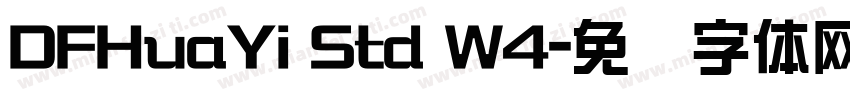 DFHuaYi Std W4字体转换